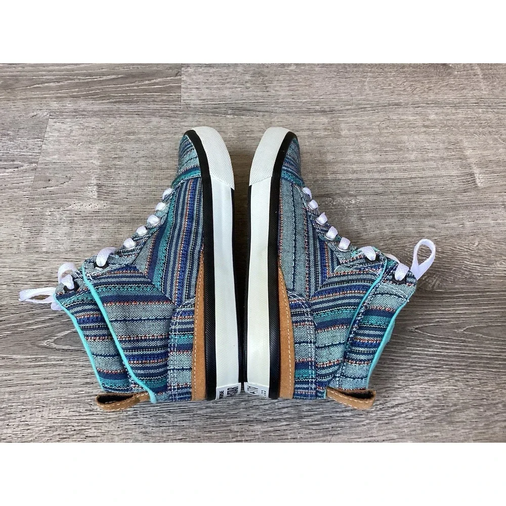 Converse All Star Bassline Mens Size 8 Sneakers 148863C MultiColor Hippie Casual